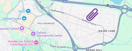 screenshot of location on google map